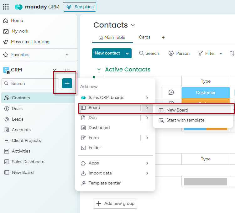 รีวิวการใช้งาน monday.com สอนการสร้าง board ใหม่